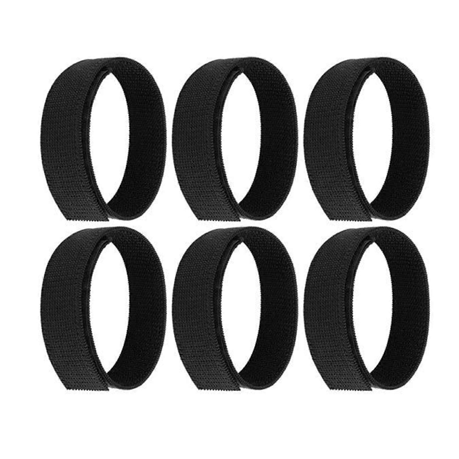 6pcs Bicycles Ankle Leg Strap Pant Bands Clip Strap Wrist Ankle Bind Bands Adjustable Arm Bands Cycling Trouser Strap