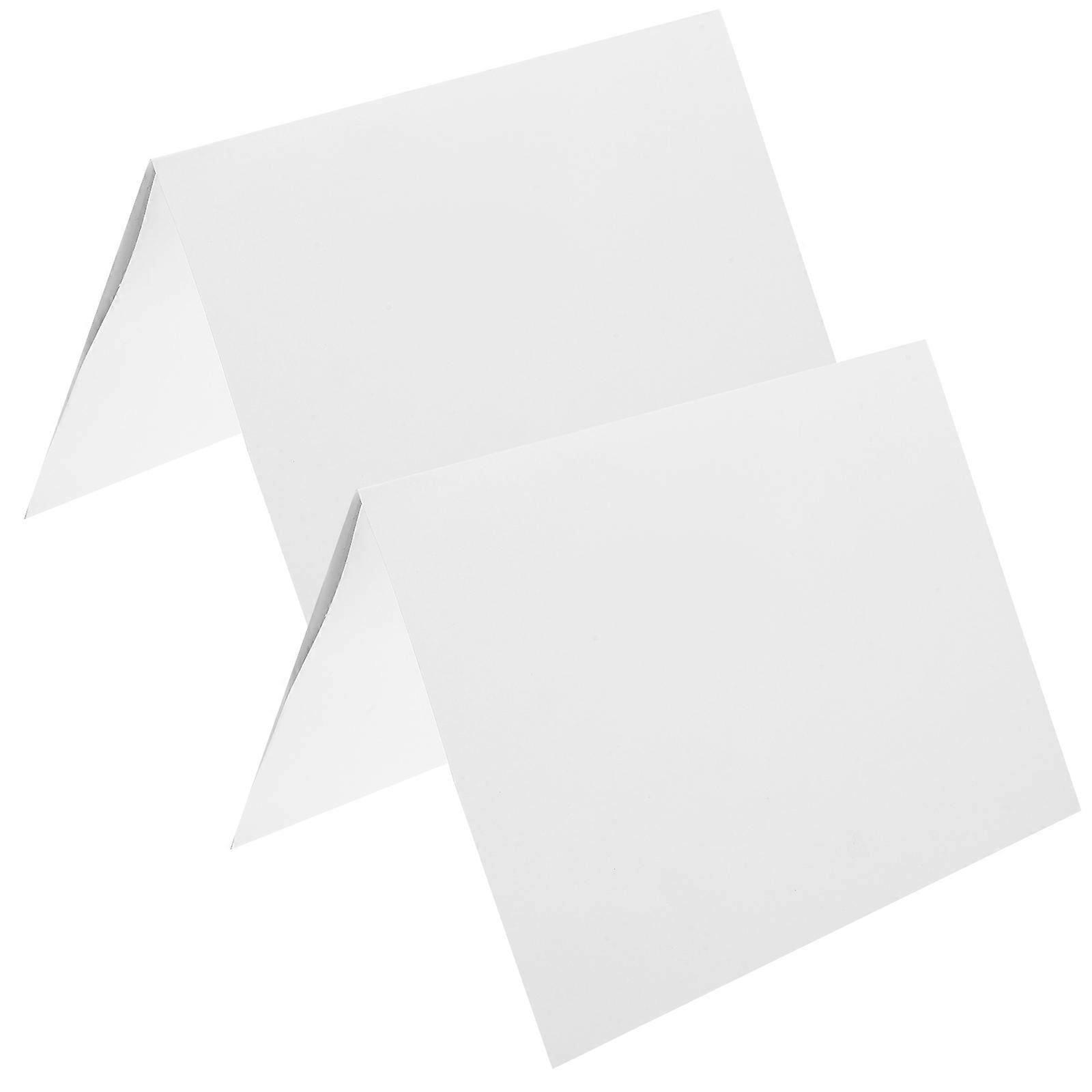 Greeting Cards Graffiti Recording Cards Blank Cards For Card Making Rectangular White 26X18cm 2Pcs