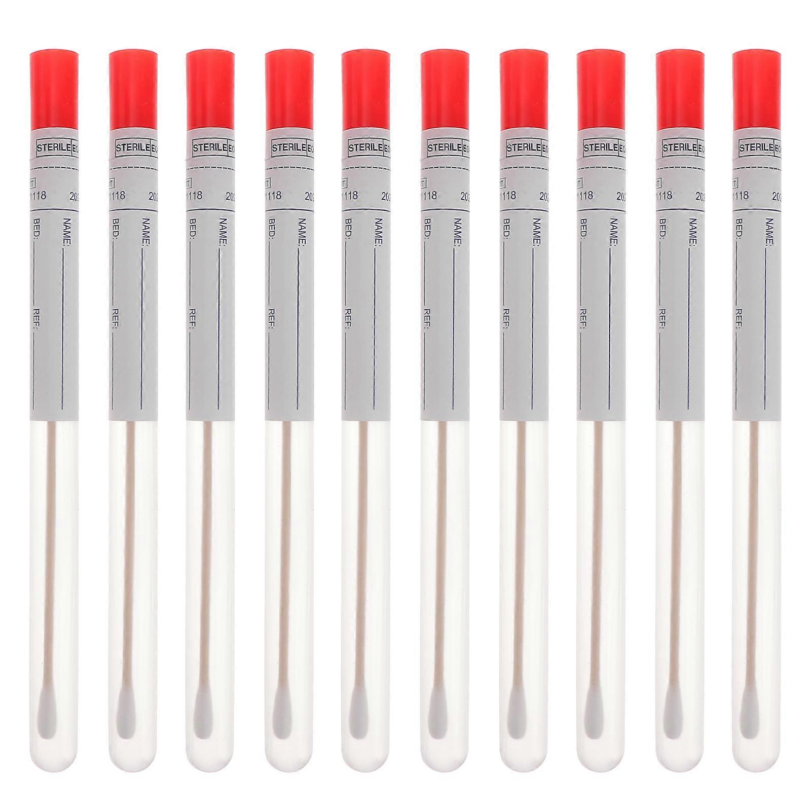 Detection Swabs Swab Stick Testing Places Pharyngeal Secretions Testing Multi 100Pcs