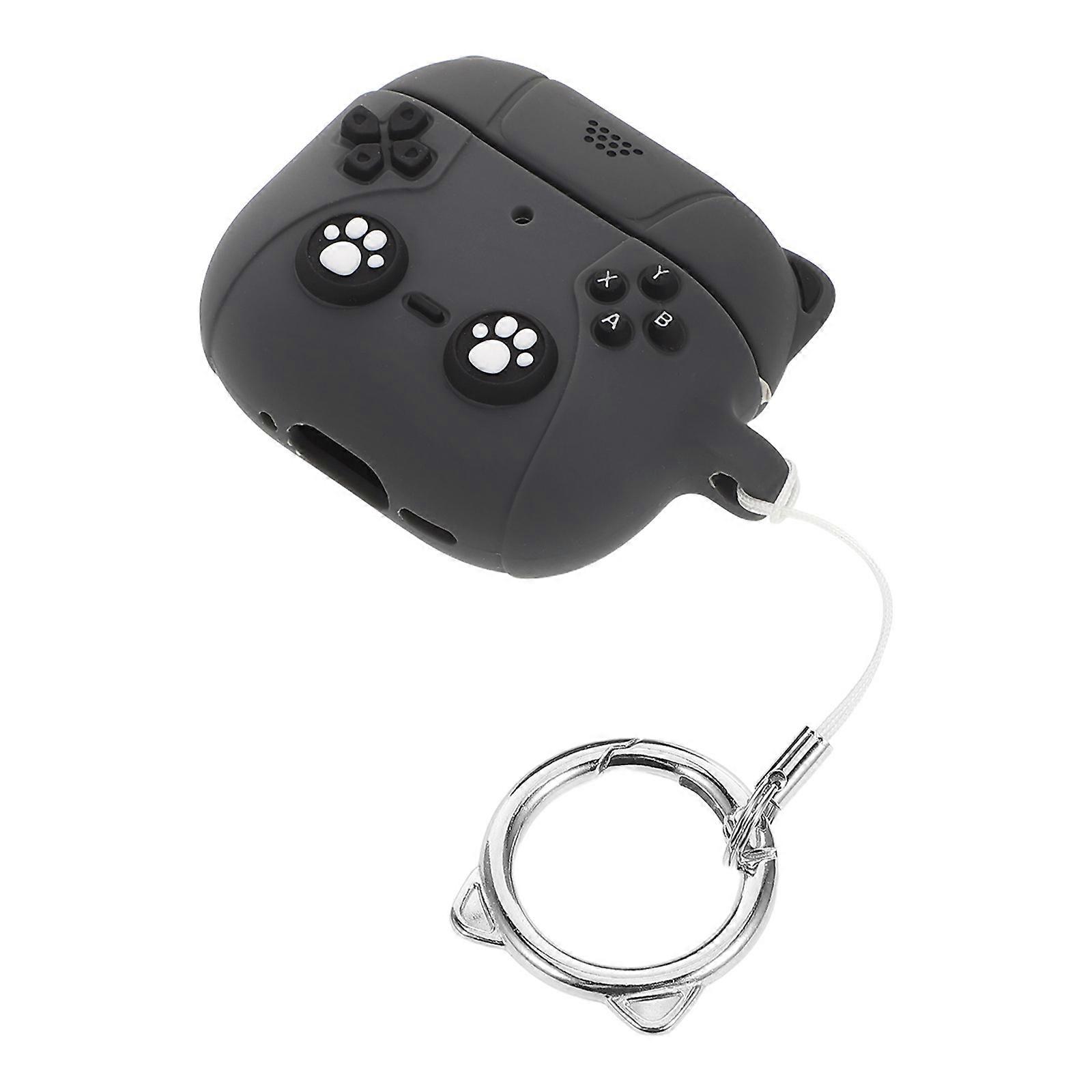 Earphone Protective Case Drop Resistant Earbud Case Minimalist Style For Earbuds Dark Grey 1Pack