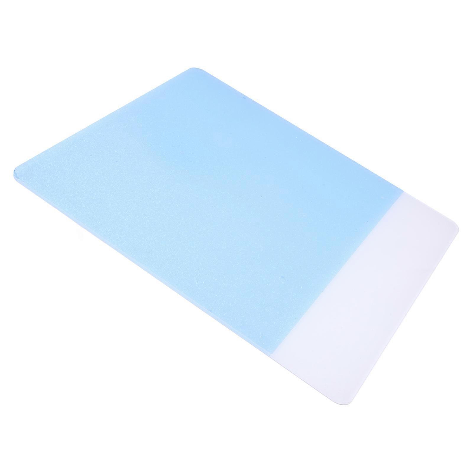 Desk Size Mouse Pad Nonslip Acrylic Mat Easy to Clean For Office Workers Blue 23.50X20.00X0.40CM 1Set