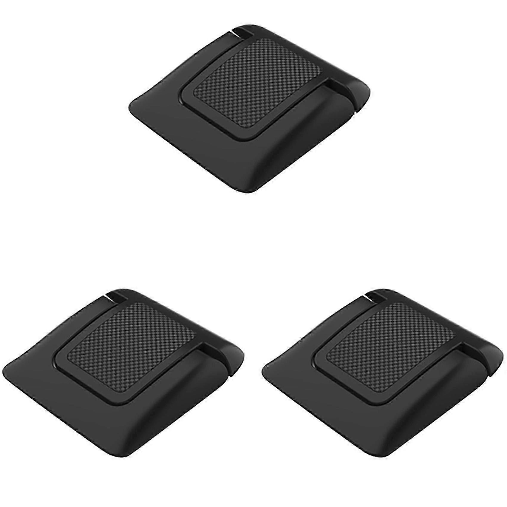 3X Laptop Holder Vertical Portable Foldable Bracket Tablet Computer Bracket Desktop Increase BrackeBlack SZRH A-F