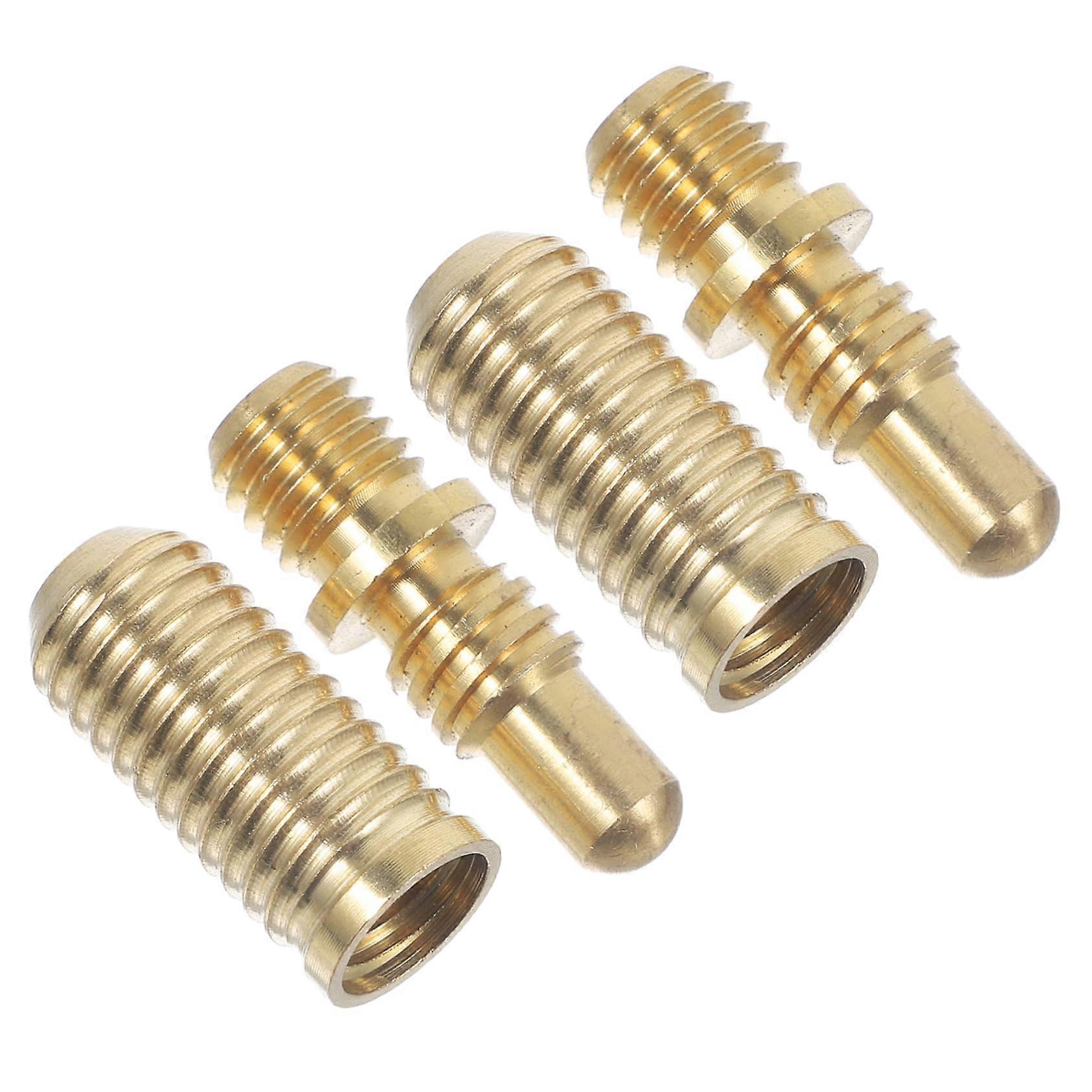 2 sentences Partial connection screws for billiard cues Copper screws for pool cue repair parts and robust for optimal stability
