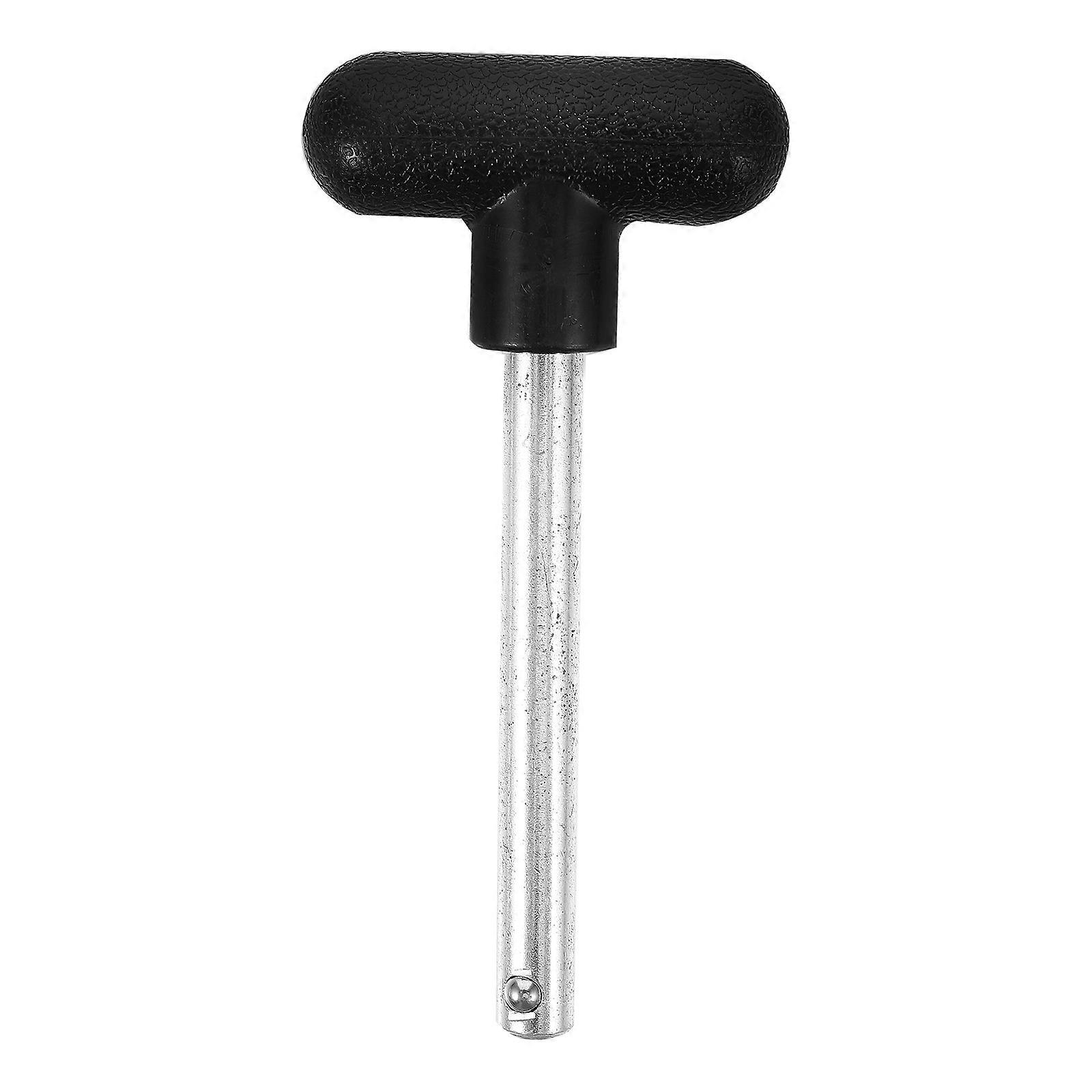 Strength Training Equipment Gym Weight Loading Pin For Home Workout T-Shape Black 1Pcs