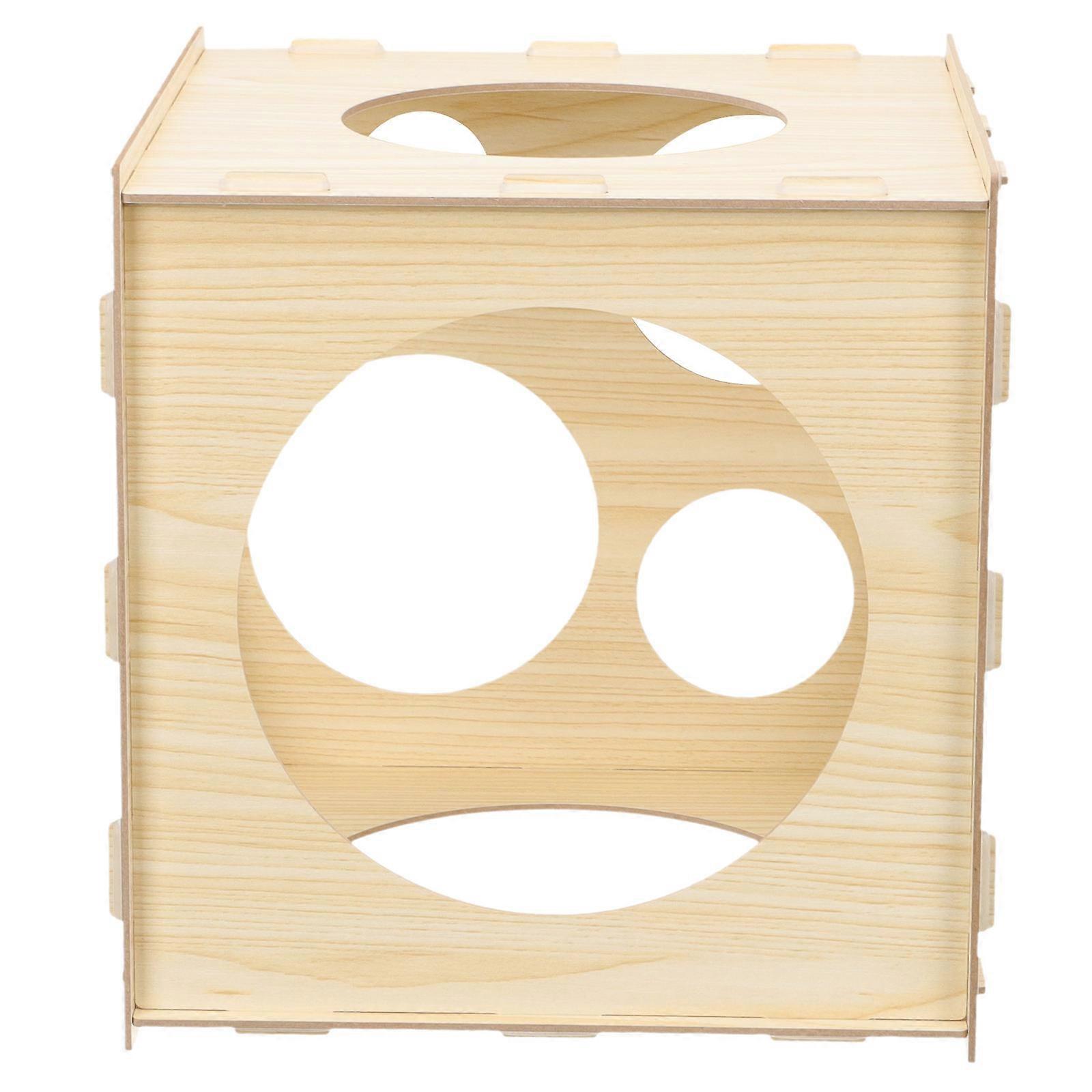 Sturdy Balloon Measurer Cube Measures Balloons For Wedding 11.4x11.4x11.4in Detachable Design 1Set
