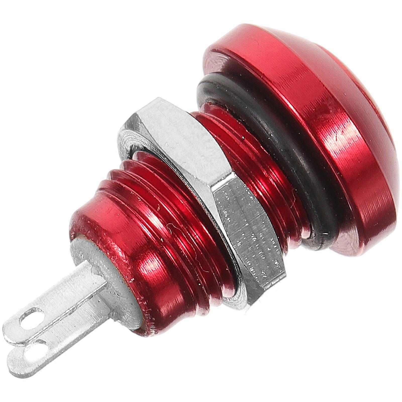 Metal Button Switch Small Switch Self-resetting Button Switch Mini Round Switch 8mm