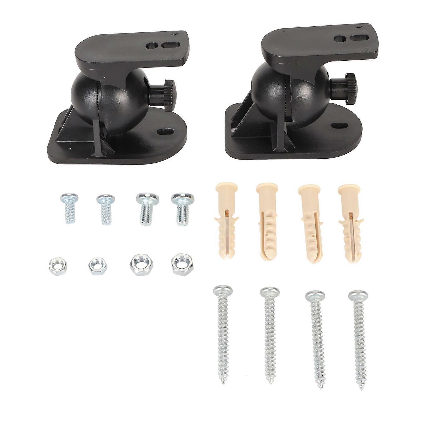 2 speaker wall mounts, space-saving, easy installation, flexible, stable home speaker wall mount