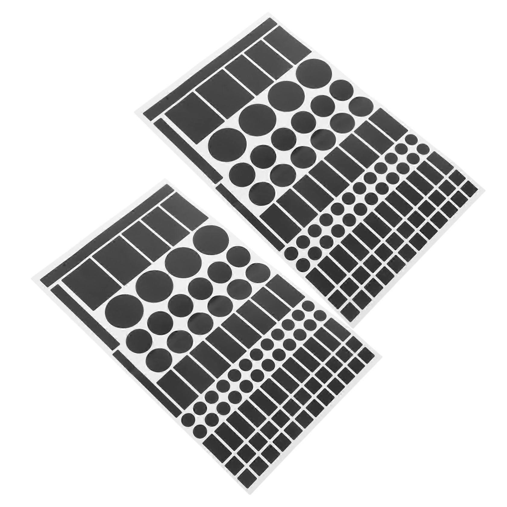 2 pieces lightblocking stickers for LED electronics and router residue glare design improves sleep quality and eye comfort
