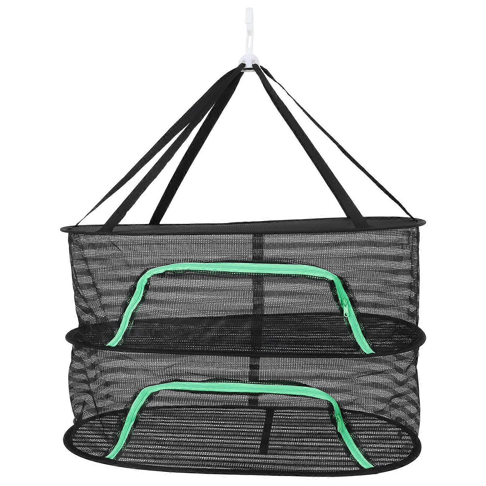 Herb Drying Rack Net Foldable Cage Frame For Garden Fish Vegetables Tea Flower Drying 60.00X44.00X40.00CM 1Pcs