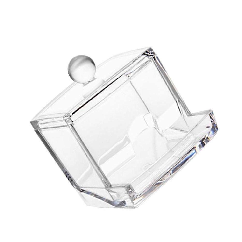 Hamster Food Container Pet Food Dispenser Refillable Feeder Hut for Home Cage Transparent 9x6cm Automatic Food Dispensing 1Pcs