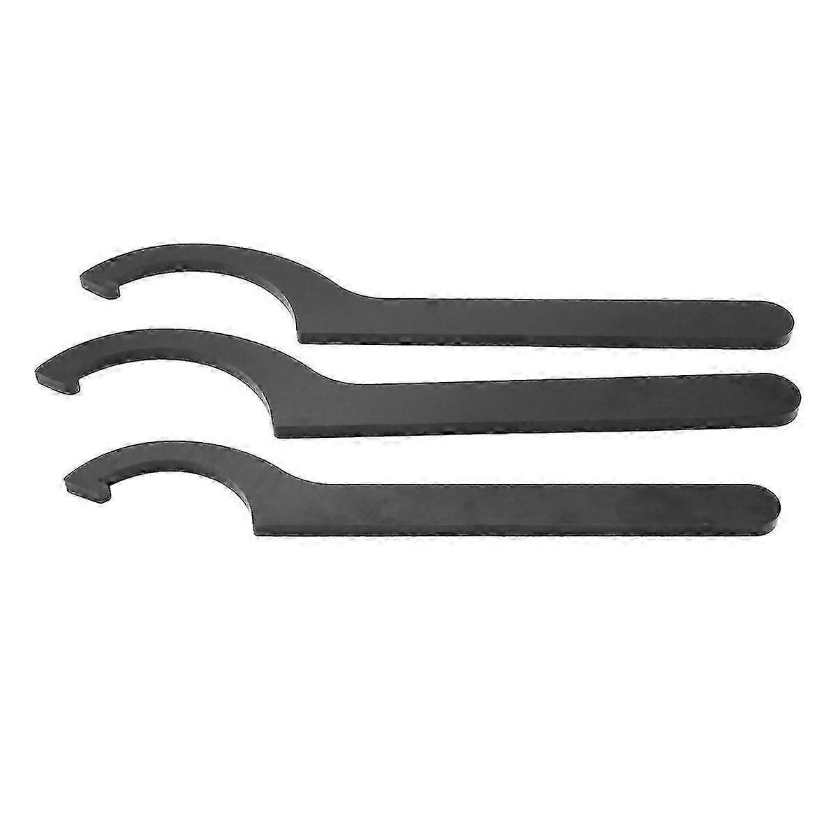 3Pcs Spanner Wrench Set Coilover Adjustment Tool Hook C Steel Shock Adjuster for Absorber Coil over