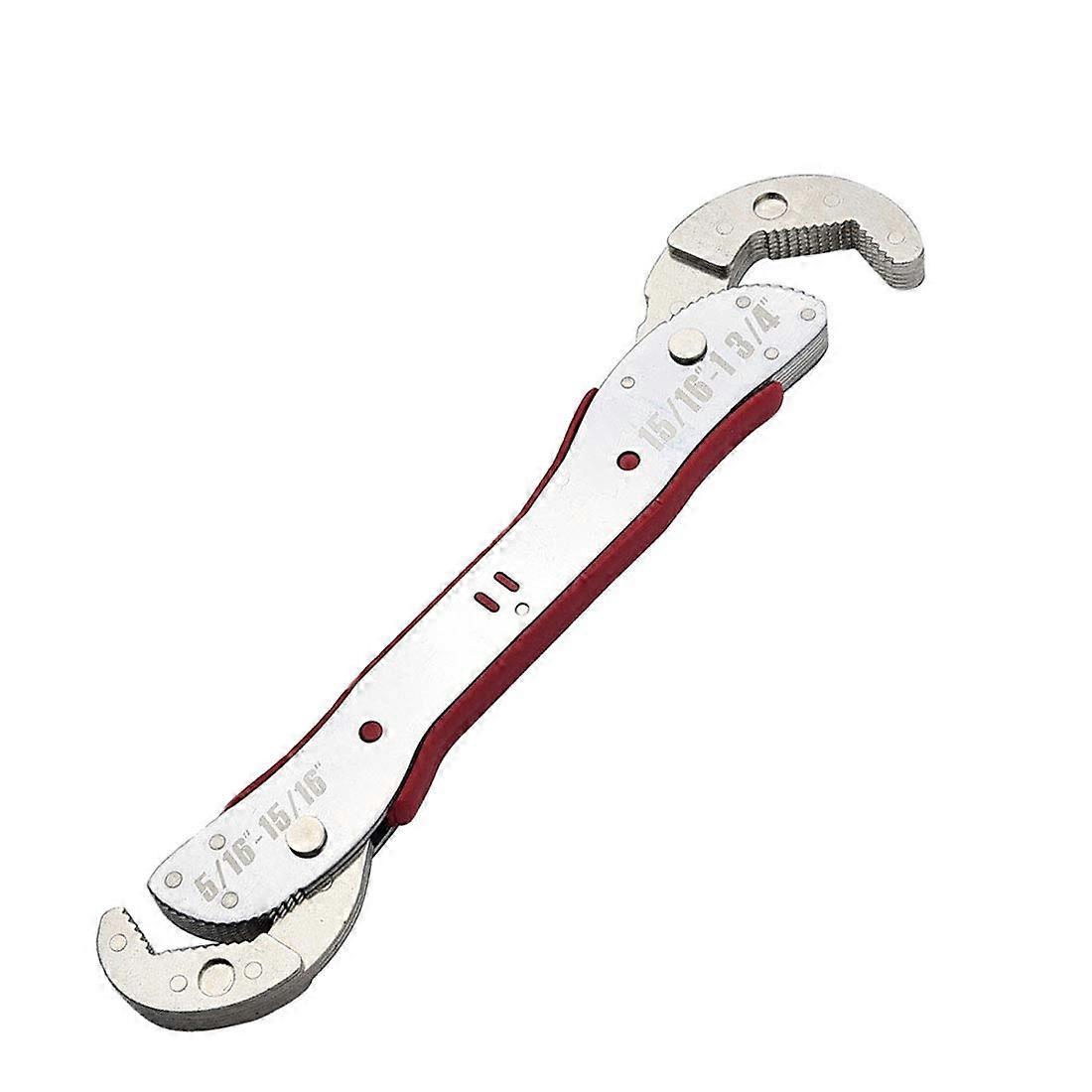 Adjustable wrench, 945 mm, multifunction, quickrelease, silver
