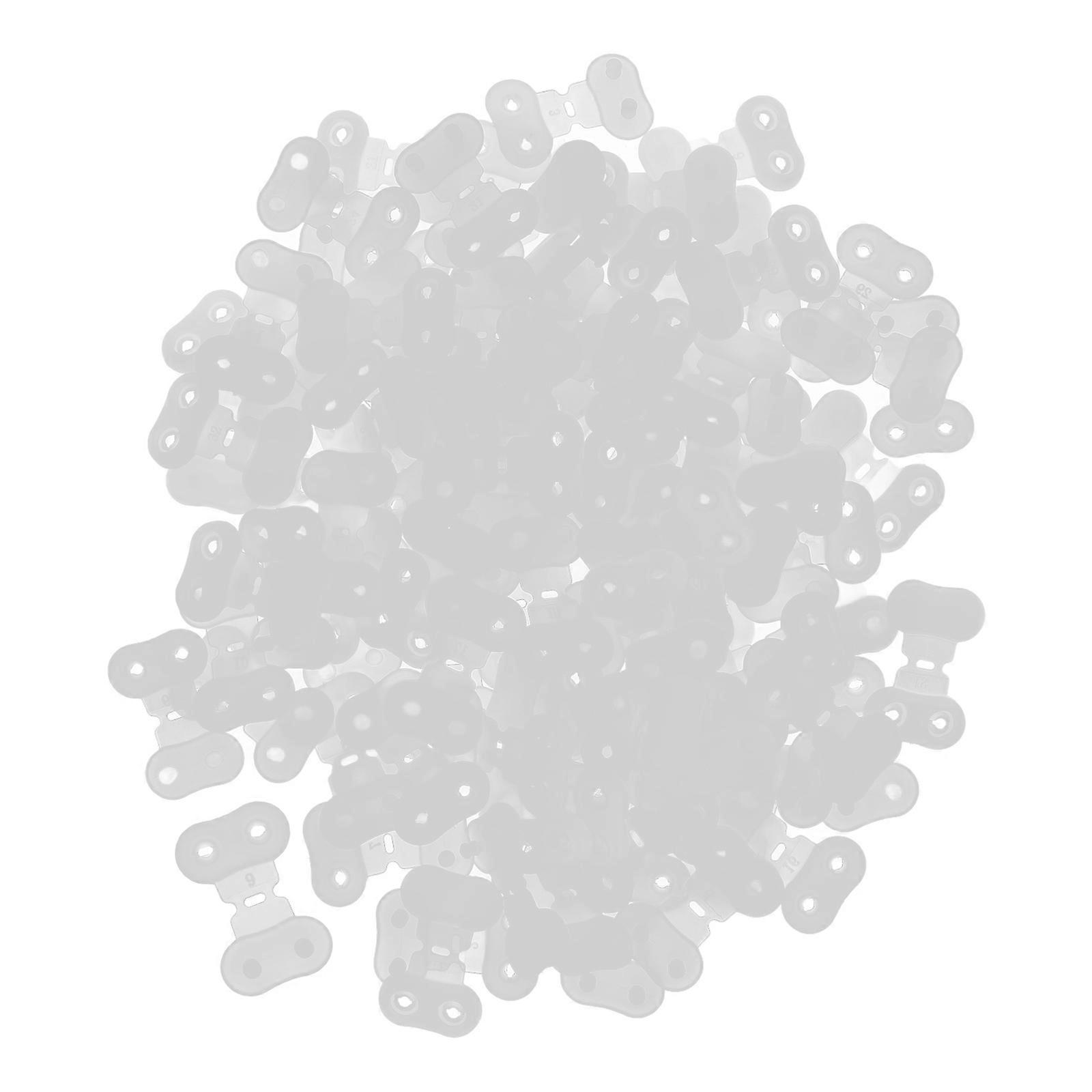 Mini Side Release Plastic Buckles Wristbands Events Thermal Printing Compatibility 100Pack