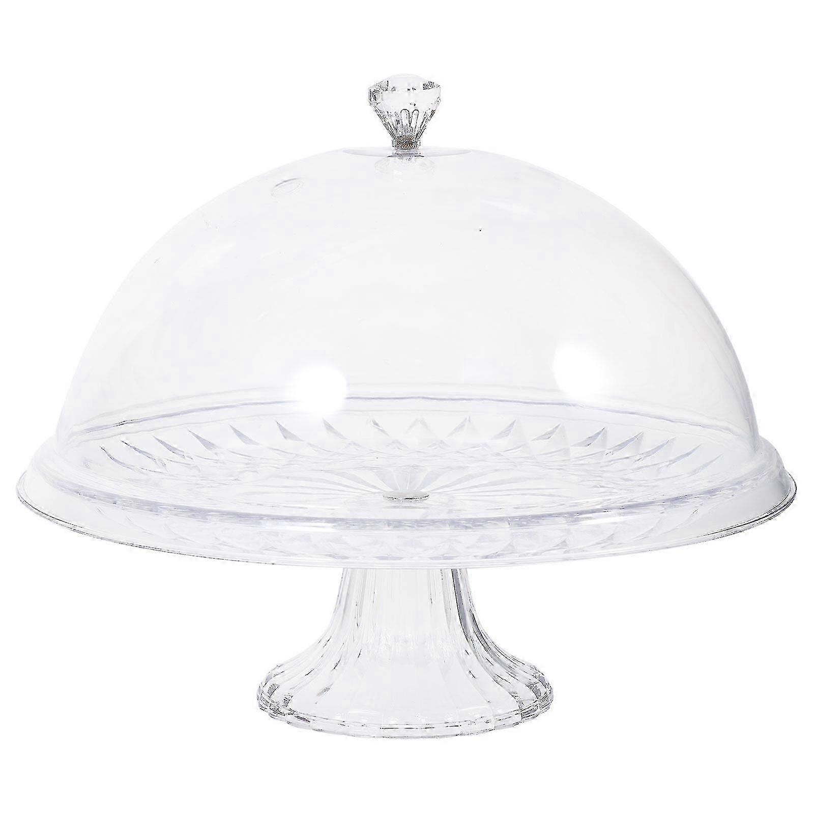 1 Set Of Delicate Cake Tray Multi-function Dessert Plate Household Cake Storage Supply