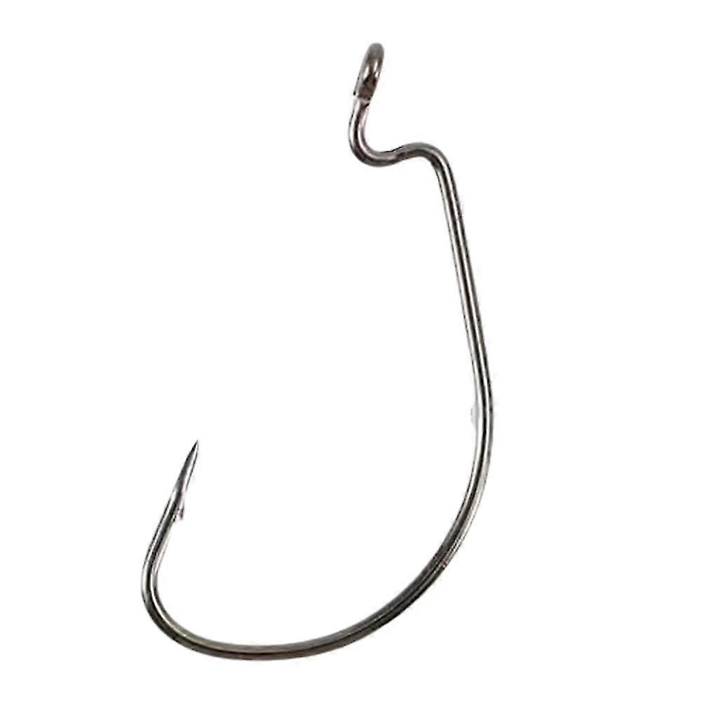Wide Belly Crank Hook Red Worm Hook Fish Hook 1/0