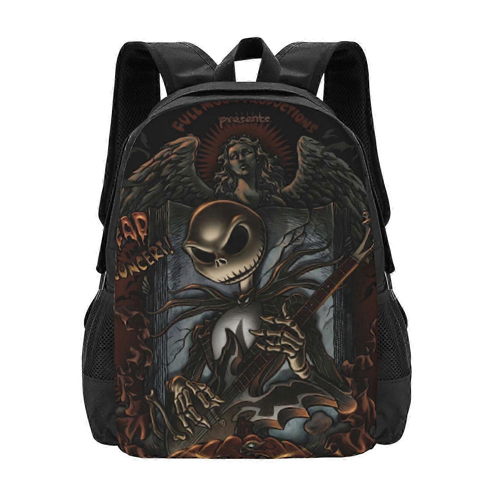 Lightweight Casual Daypack Bookbag, 3D Print Design Suitable for a Certain Brand, 16.5 in