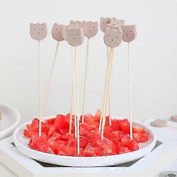 100 Decorative Toothpicks for Party Decoration, 13cm