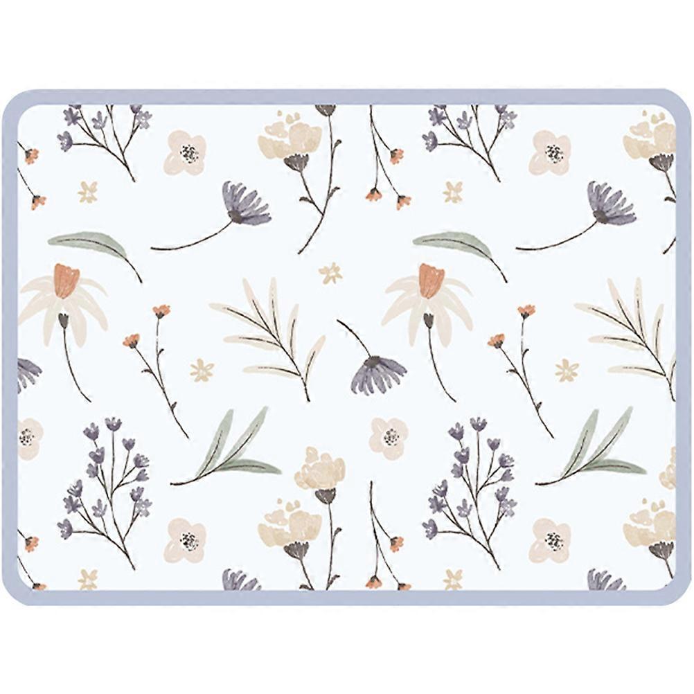 Table Mats For Dining Table PVC Material Restaurant Use Rectangular Shape Heat Insulation 1Pcs
