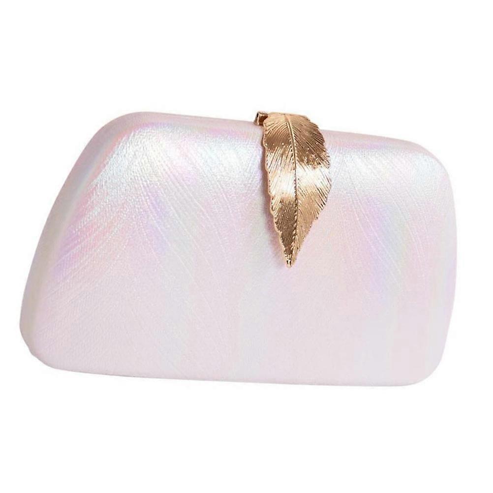Gold Leaf Gradient Evening Clutch for Women – Stylish Shoulder Pouch with Detachable Chain, Ideal for Parties, Weddings, and Anniversaries – Phone &