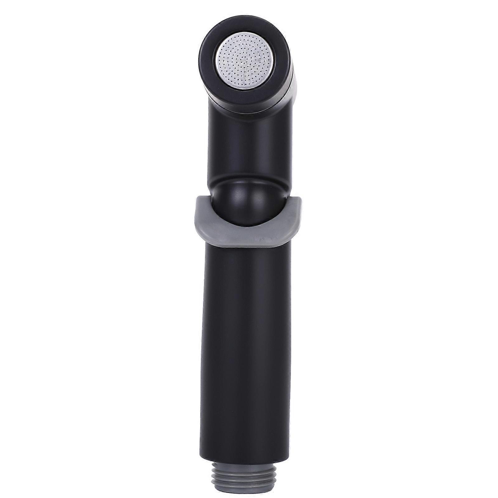 Black ABS Bidet Sprayer for Home Use with Adjustable Pressure System and Durable HeavyDuty Head