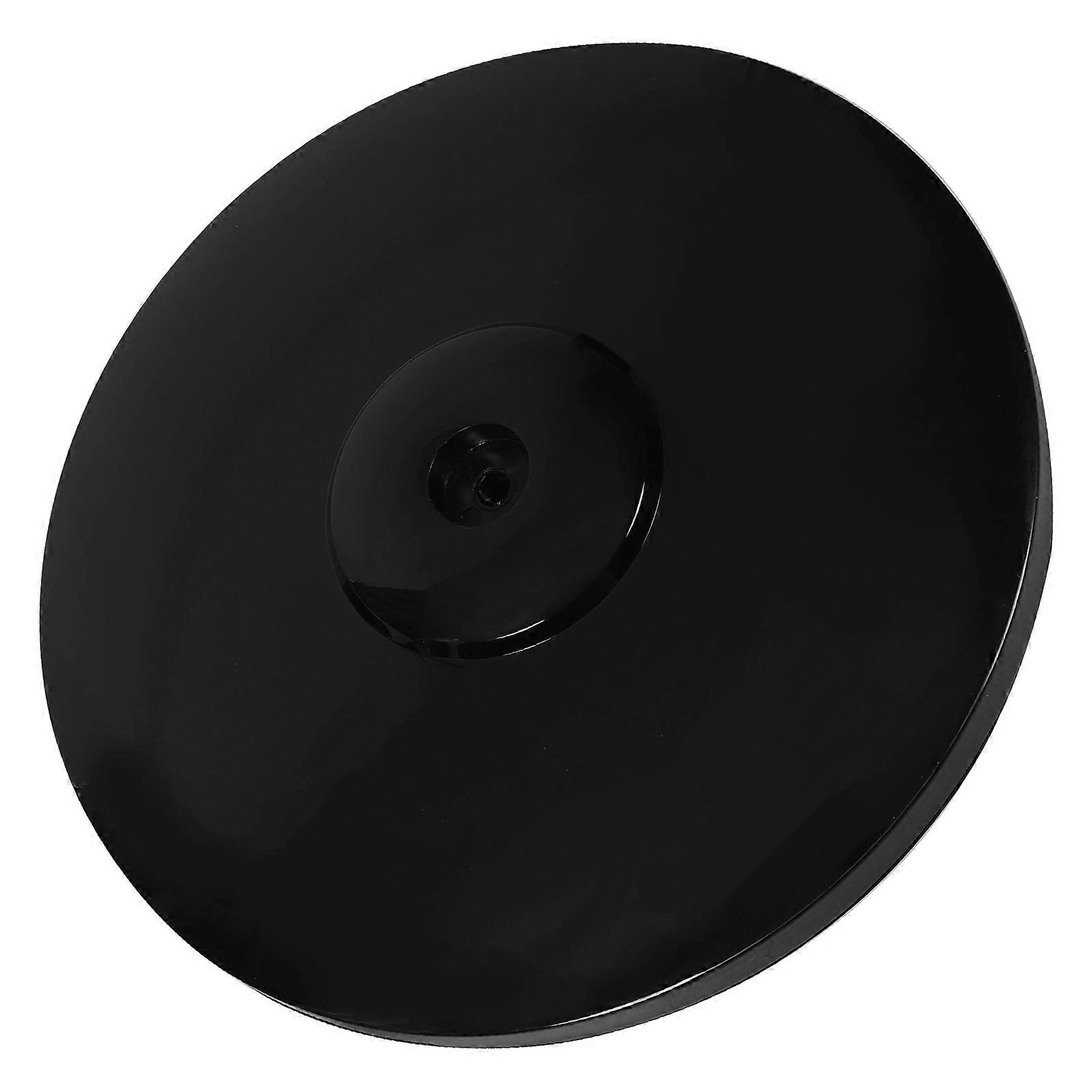 Black Plastic Pedestal Fan Base for Home Use and Stable Round Base