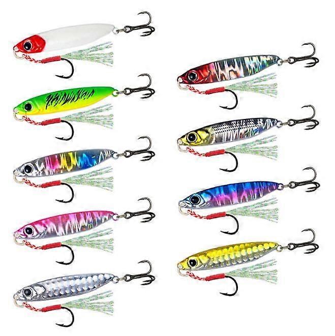 Neue 9X Micro Jig Schmetterling Metall Jig Angeln Köder Köder Jigging Thunfisch Langsamer Köder