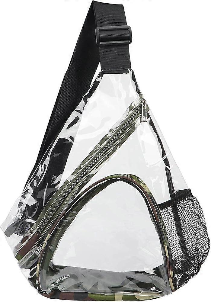 Crossbody Bag, Stadium Approved Clear Bag, Clear Shoulder Strap
