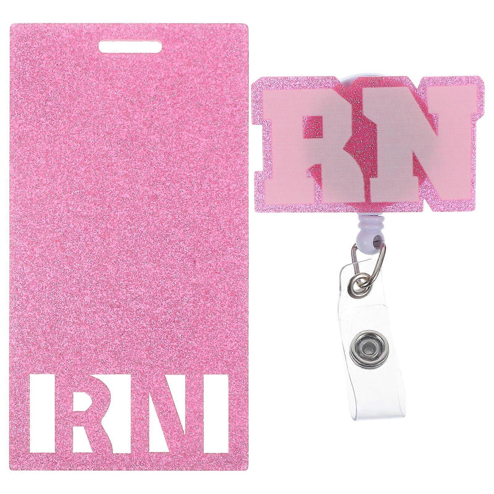 Nurse Badge Holder Vertical Style Badge Accessories For Nurses 19.50X5.80X2.50cm 1Set