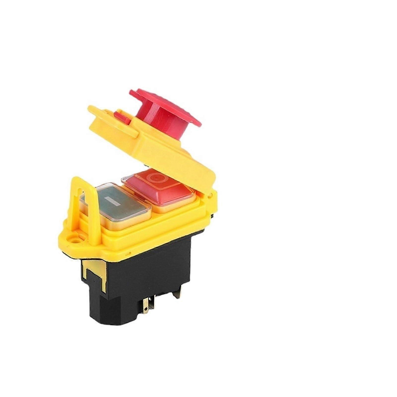Electromagnetic Switch 5 Pins 110V YCZ3C ONOff Momentary Reset Push Button