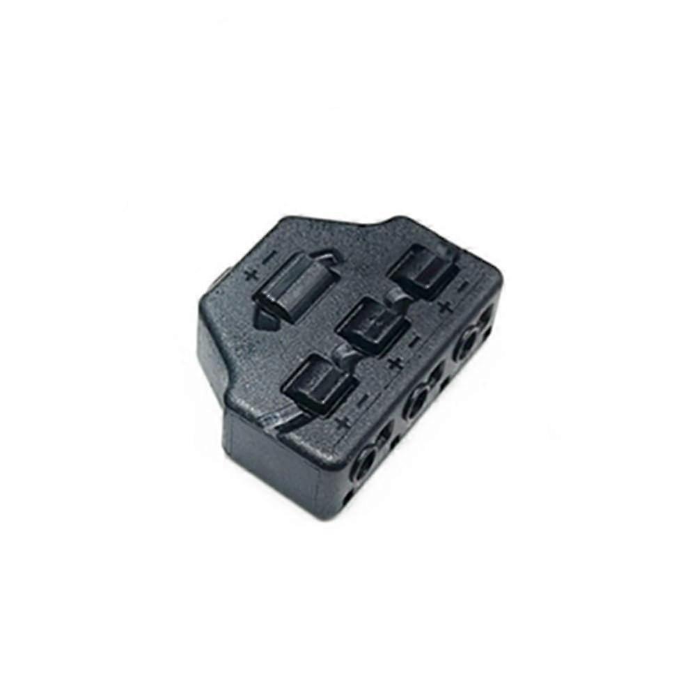 3-Port LED Strip Splitter for Model Railway Lighting, Inline 3-Way Output, Compact Power Splitter