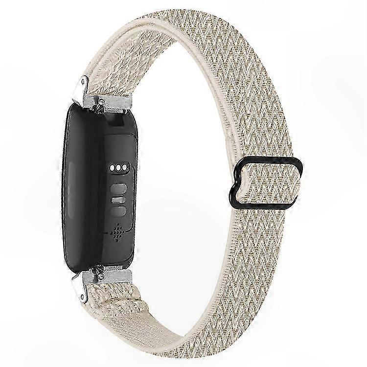 Woven Nylon Smart Watch Band for Fitbit Inspire 3 Wave Design Replacement Strap