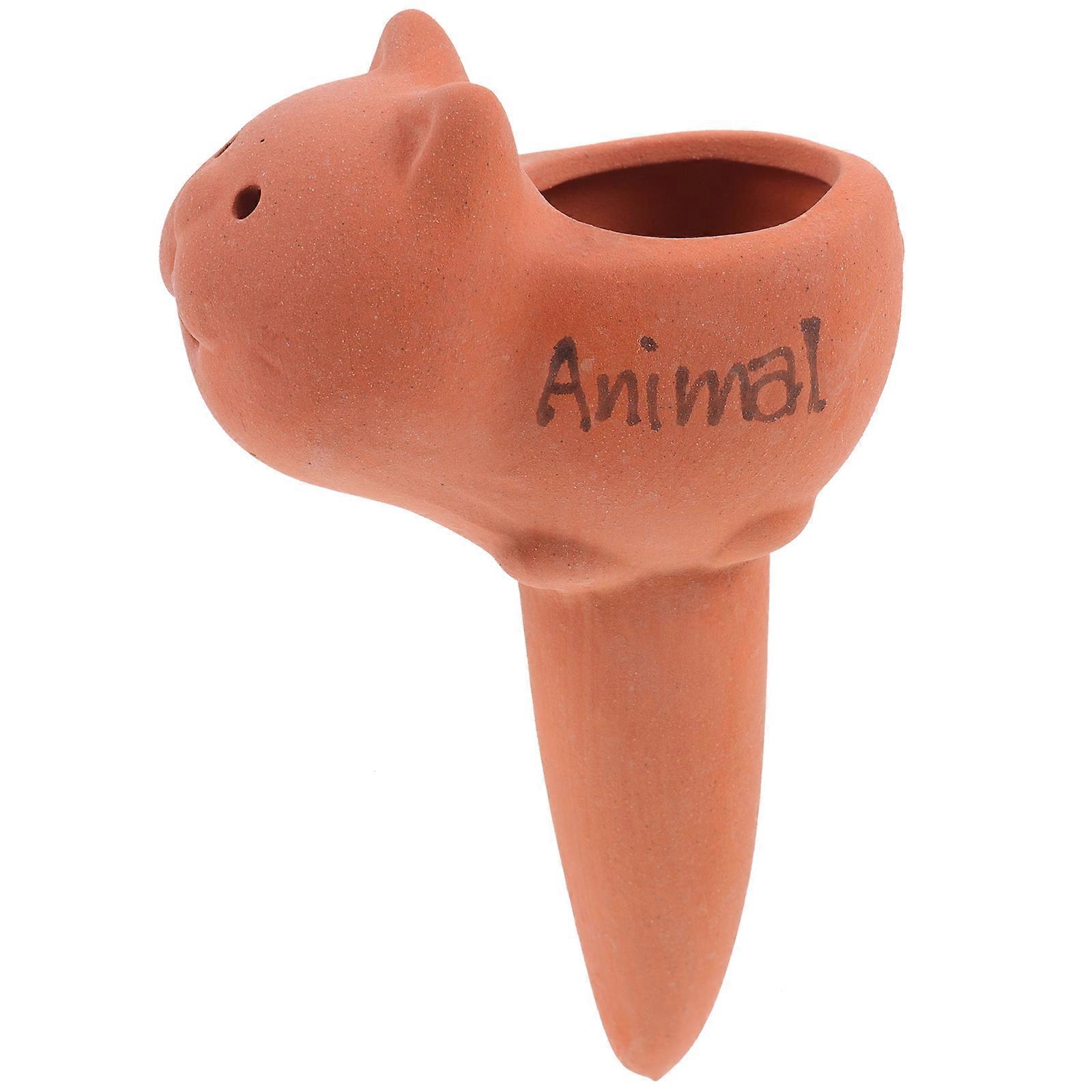Ceramic Animal Self Watering Spike for Plants – Automatic Drip Irrigation Tool for Home Gardening, Potted Plants & Bonsai – Effortless Moisture