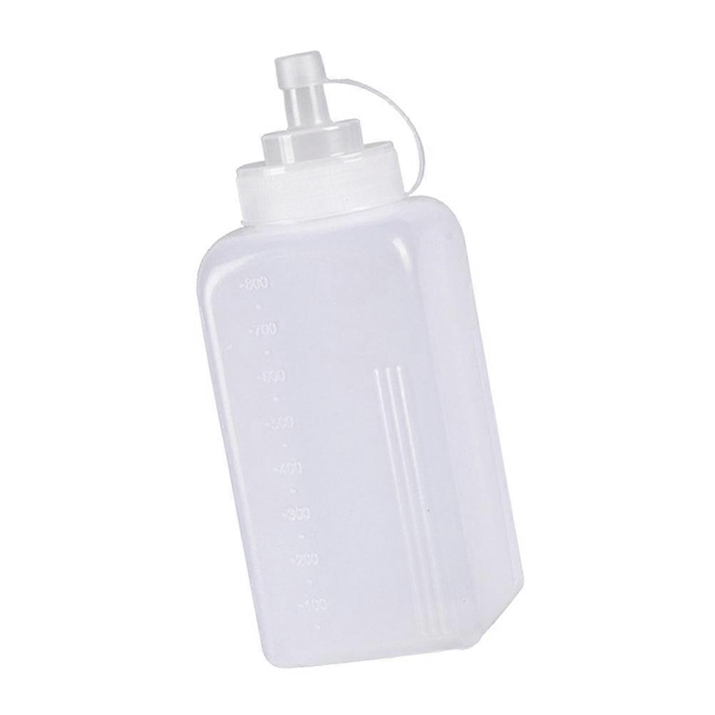 White PE Squeeze Bottle for Home Use and Leak Proof 800ml