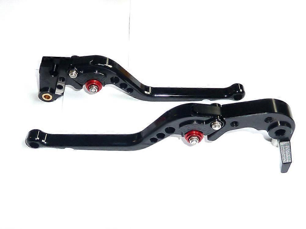 Gäller YAMAHA YZF R7 2022-2024 LÅNG SVART BROMS + KOPPLINGSHANDTAG SET TRACK RACE ROAD