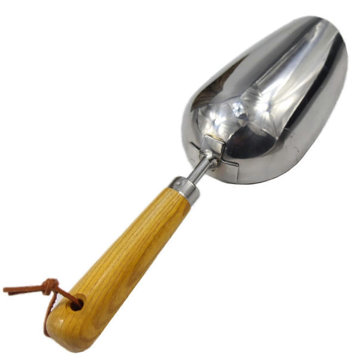 Stainless Steel Garden Shovel for Digging, Ice Removal, and Planting - Heavy Duty Spade Tool for Snow and Soil Handling