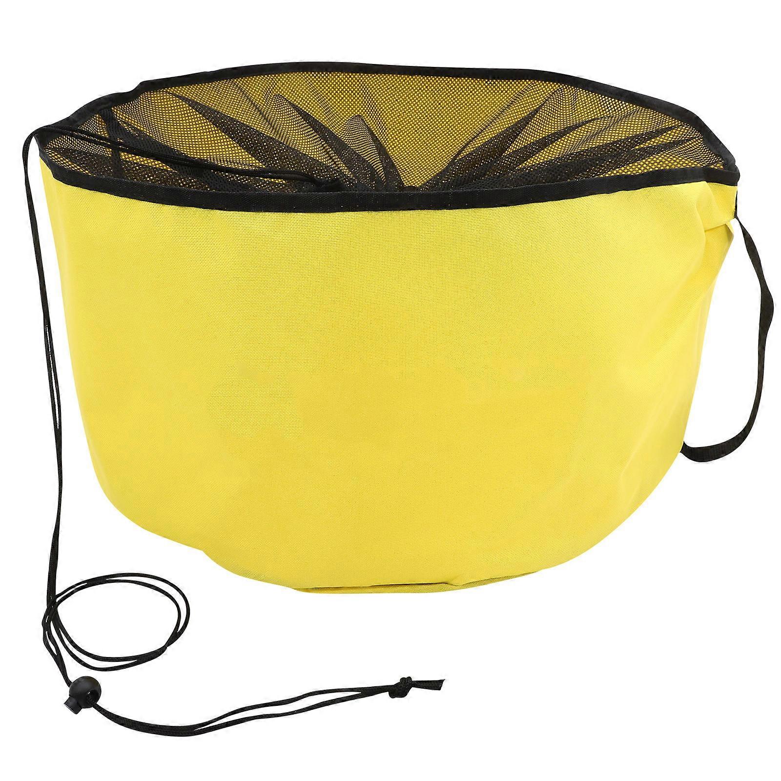 Water Hose Organizer Cord Management Rectangular Shape Yellow Color 600D Polyester Material 1Pcs