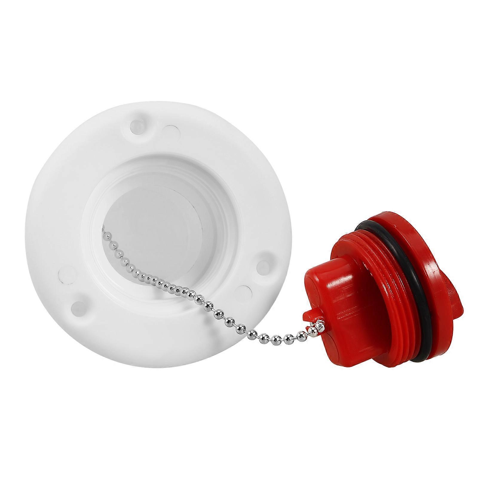 Water Filler Cap Thru Hull Scupper Flapper Valve Boat Owners Marine Environments Leakproof 1Pack