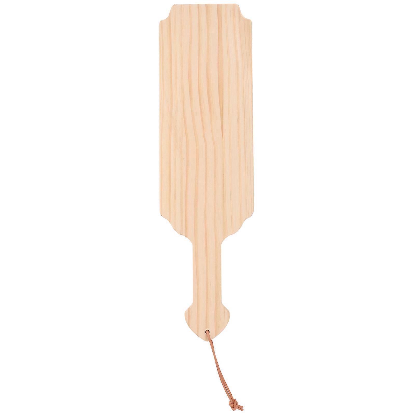DIY Unfinished Wood Paddle for Decor Beige Color Easy to Paint and with Unique Shape