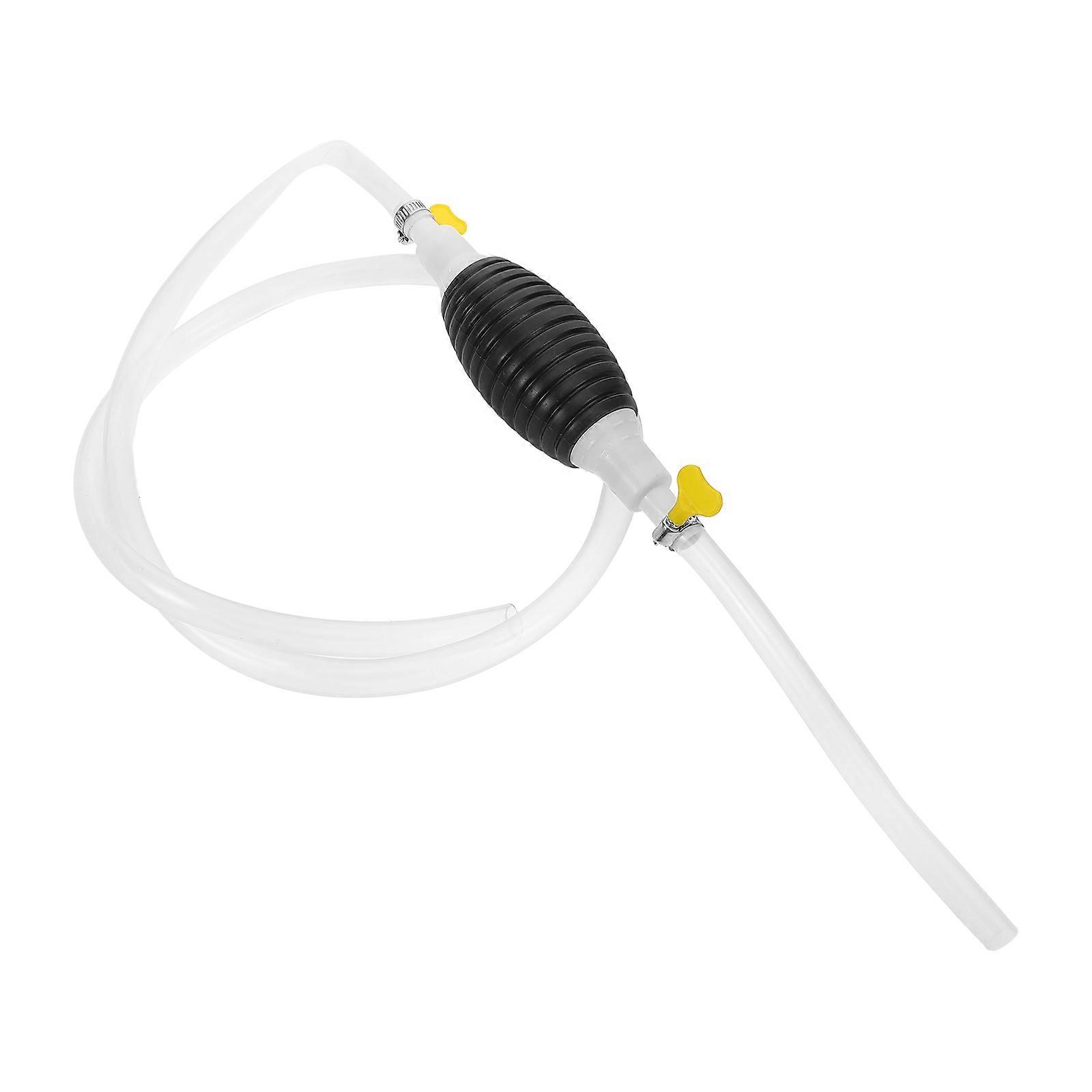 Portable Siphon Hand Pump for Car Use with Durable PVC Material and Complete Accessories Kit 1 Set