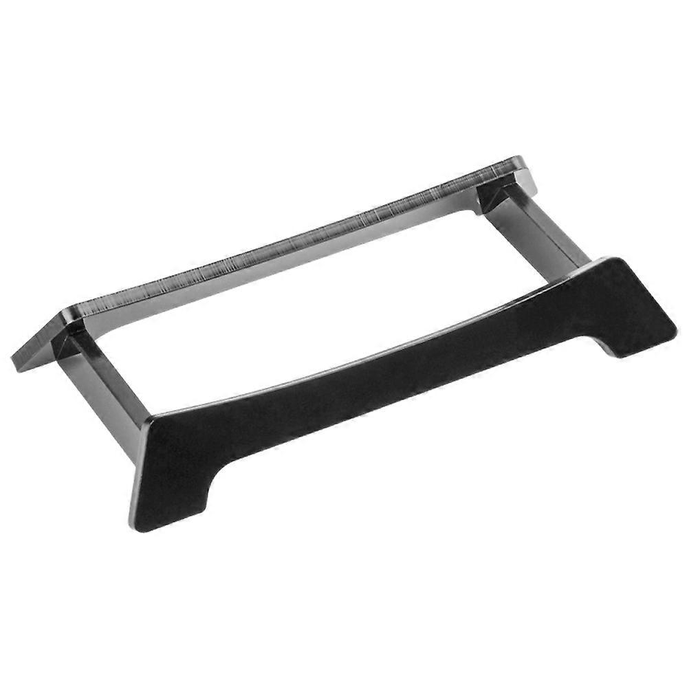 Black Acrylic Desktop Speaker Stand for Home Use Stylish Modern Design Stable and Durable 6.3 Inches