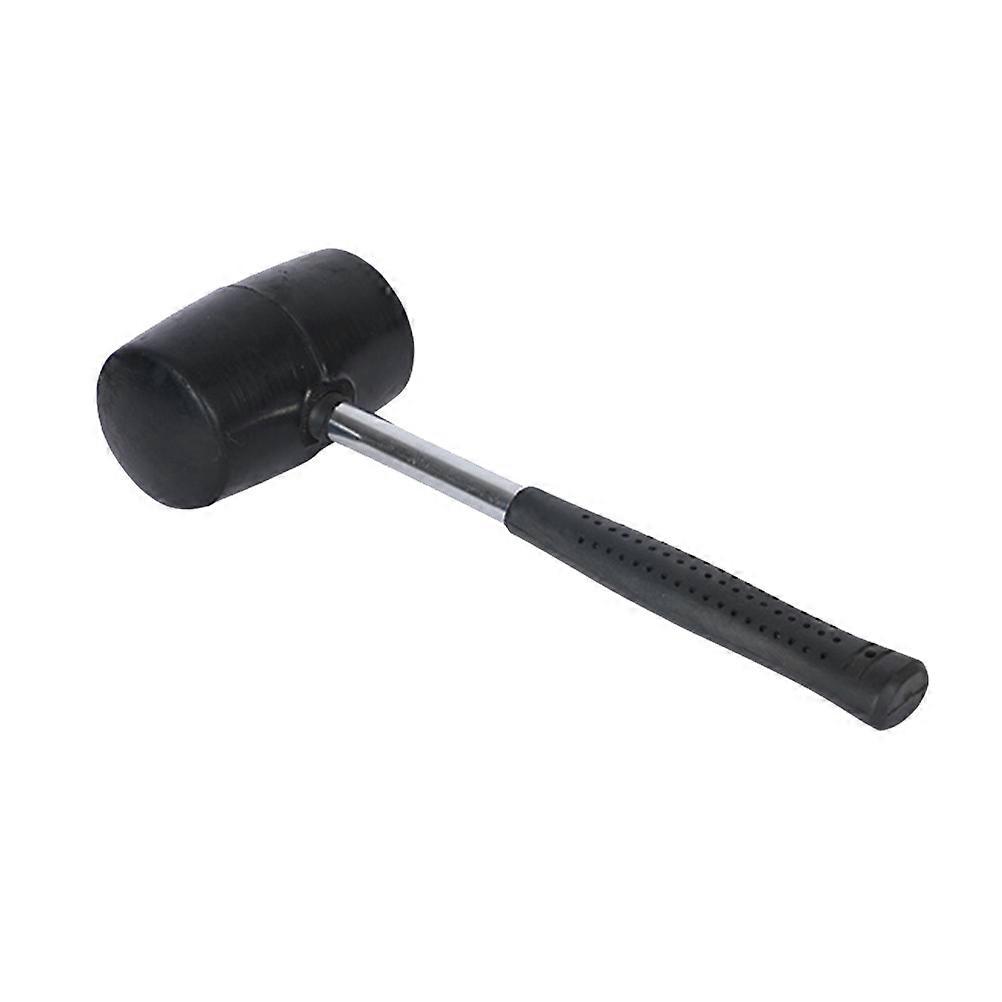 Durable Rubber Mallet with Steel Handle for Tile Installation, Carpentry, and Decoration – Non Slip Grip, Wear Resistant Design Minimizes Surface