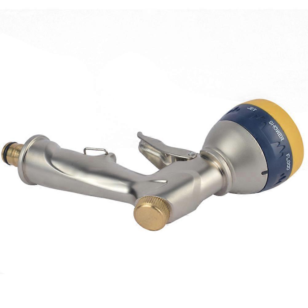 Garden Water Hose Nozzle with 8 Adjustable Patterns for Gardening and Washing Assorted Color