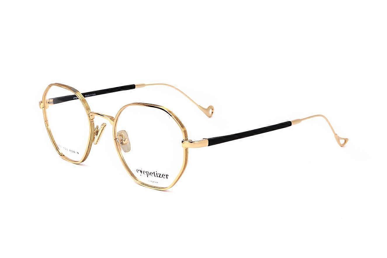 Eyewear Frames Eyepetizer SAMUEL C.4-A GOLD AND AVANA 51/20/145 UNISEX