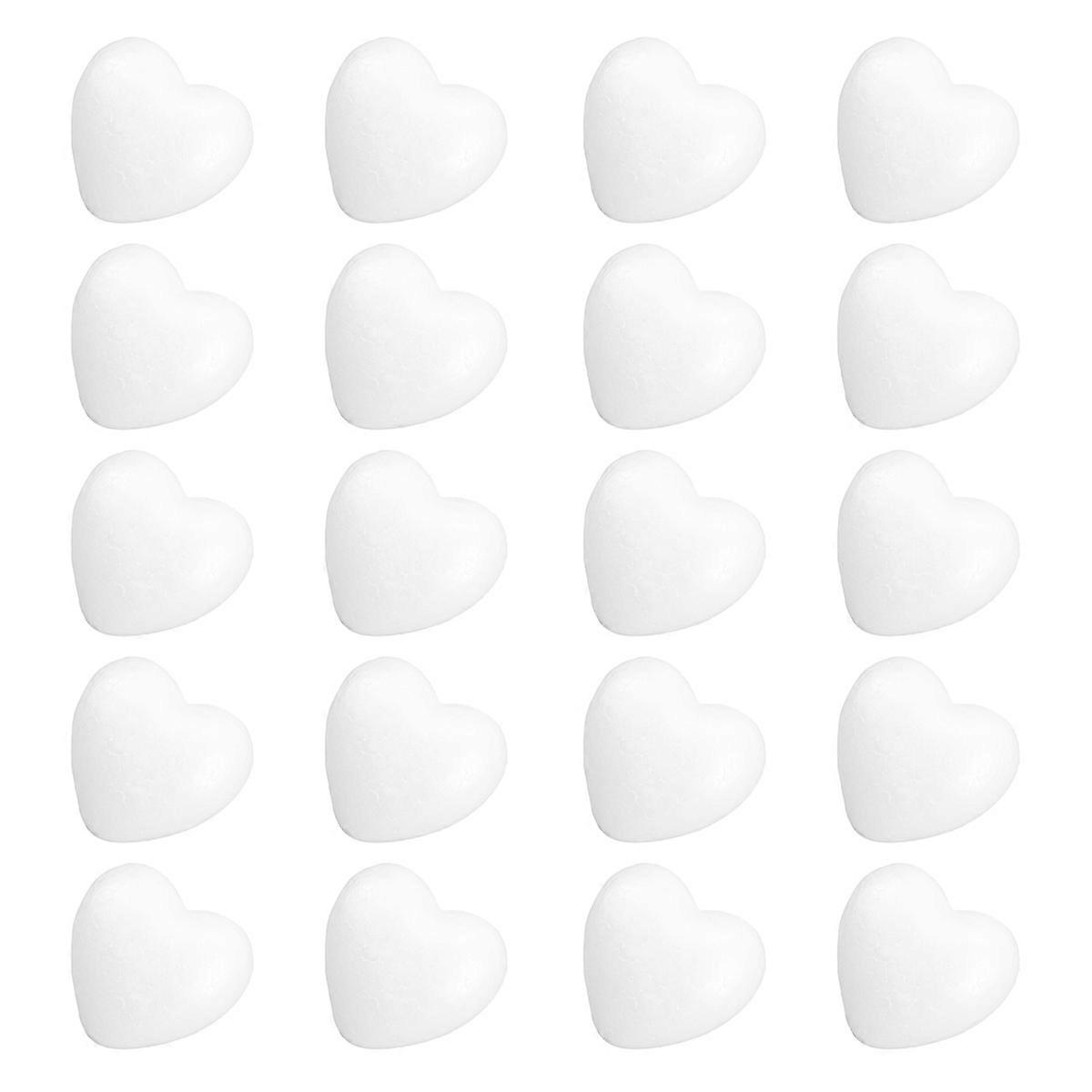 Heart Shaped Decor 5Pcs Odorless Foam Models Perfect For Anniversary Celebrations And DIY Projects With 16.5X14X5Cm Size