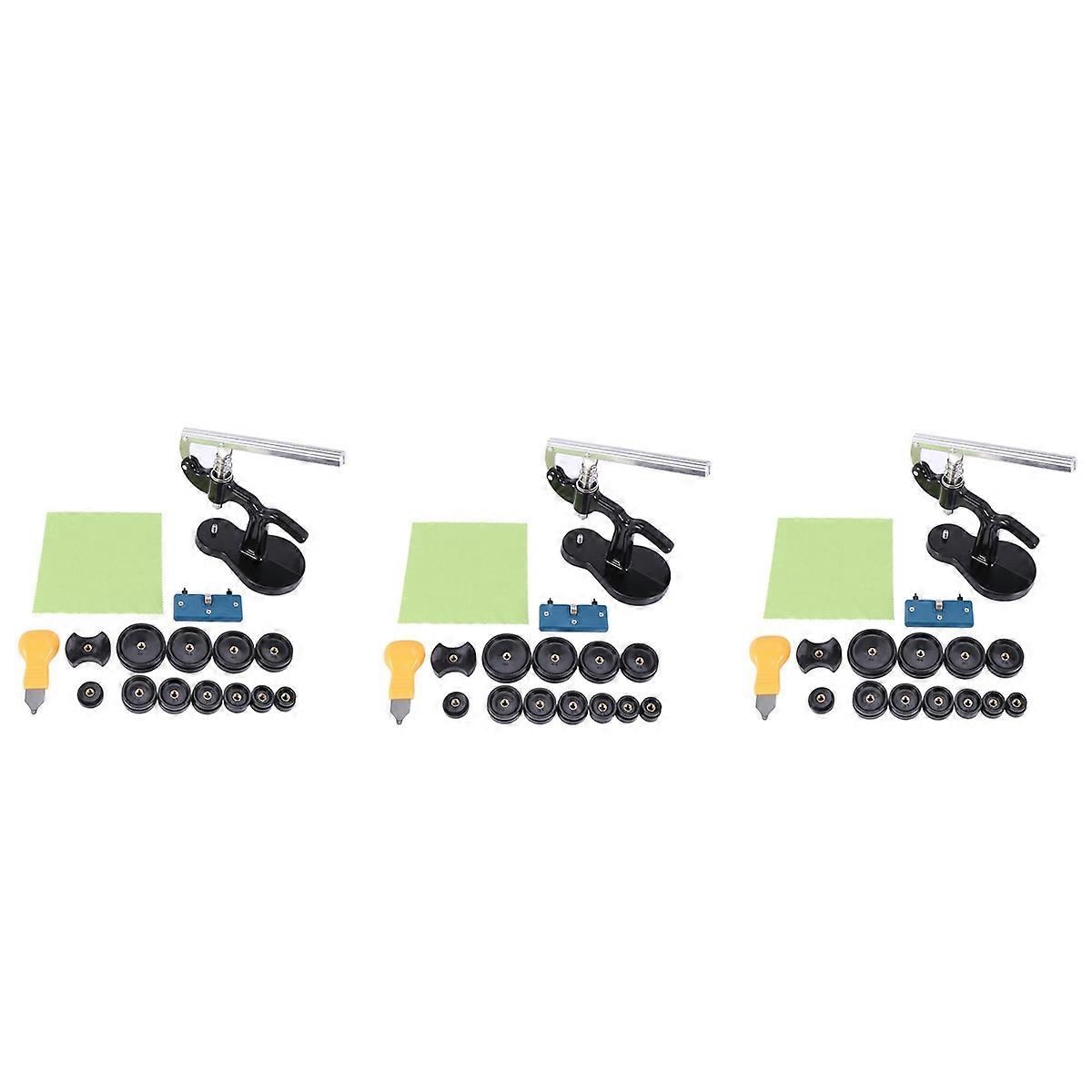 48Pcs Watch Tool with Watch Battery Replacement Tool Kit and Fitting Dies for Watch Back Remover Clo