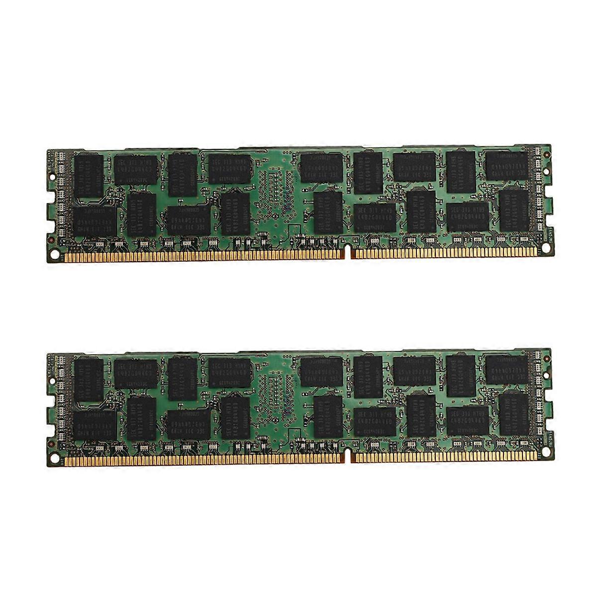 2X 8GB DDR3 1333MHZ Ecc Ram Memory PC3L-10600R 1.35V 2RX4 REG Ecc RAM for Server Workstation