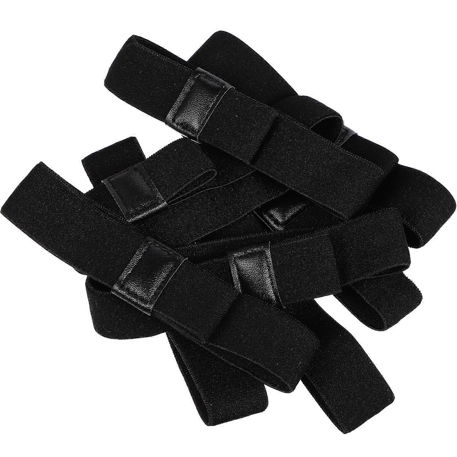 Straps Made of Polyester for School and Outdoor Use Black Color Portable Size 8 Pieces