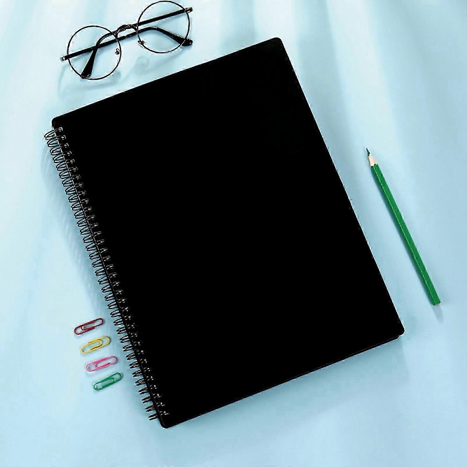 A4 Size Music Sheet Folder, 20 Pages Music File Folder, Multilayer Insert Folder Transparent Documents Holder