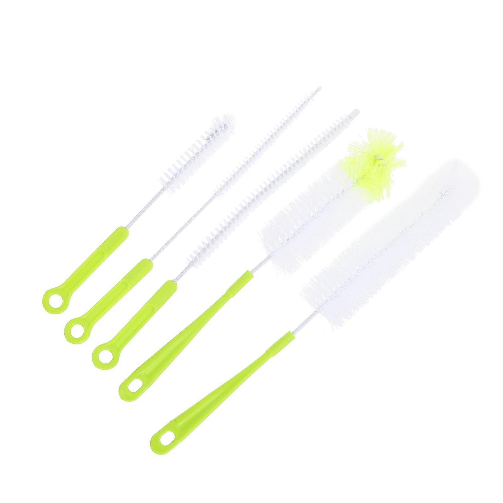 Flexibly Designed Long Handle Bottle Cleaners For Milk Bottles 5Pcs Cleaning Set