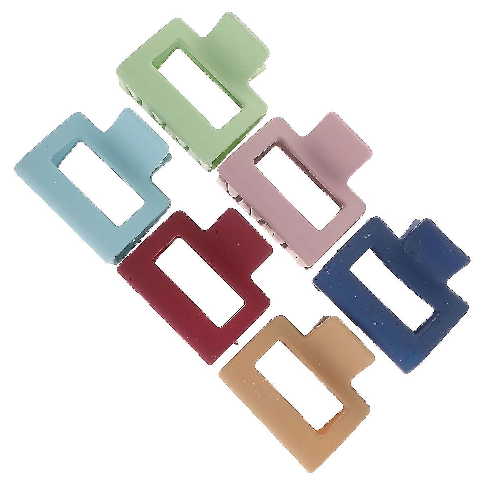 6pcs Délicate Queue de Cheval Griffe Clip Queue de Cheval Support Clip Queue de Cheval Griffe Pince